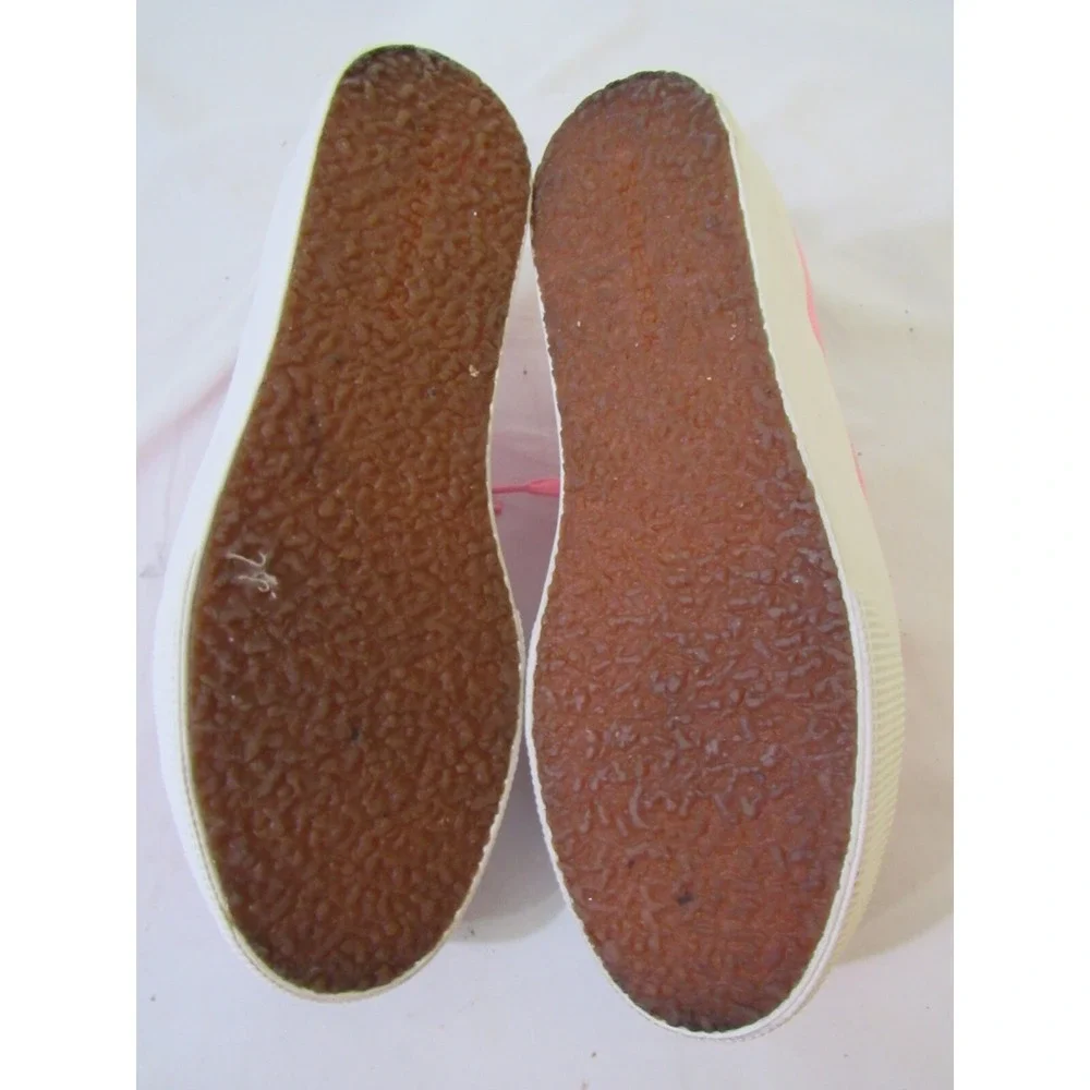 Superga S9111LW Pink-White Sneakers Platform Up And Down -‎ Sz 9.5 Eu 41